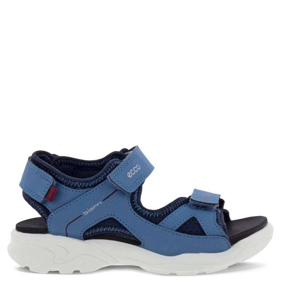 Yttertoy Og Sko Ecco | Ecco Biom Raft Sandaler Til Barn, Retro Blue/Night Sky