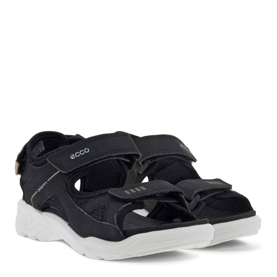 Yttertoy Og Sko Ecco | Ecco Biom Raft Sandaler Til Ungdom, Black