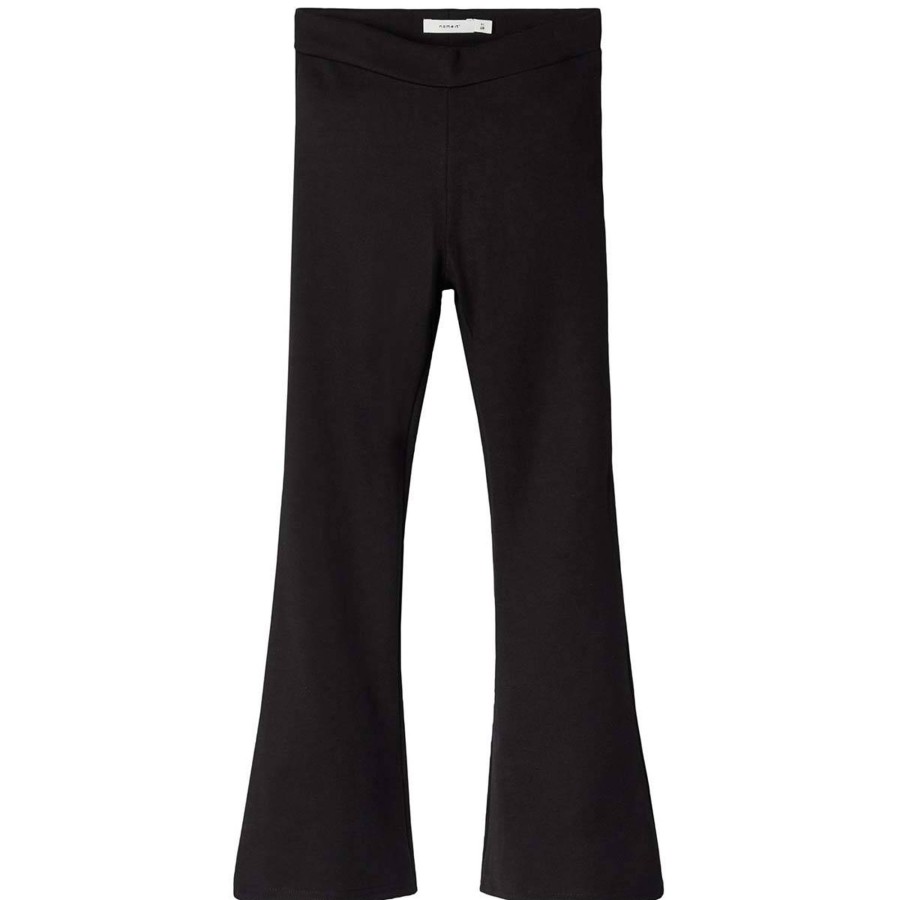 Barneklaer Name It | Name It Frikkali Bootcut Bukse Til Barn, Black