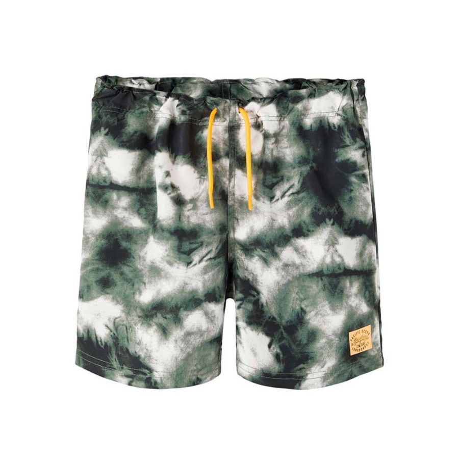 Barneklaer Name It | Name It Zimus Badeshorts Til Barn, Black