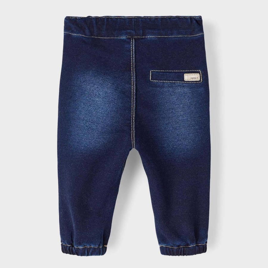 Barneklaer Name It | Name It Bella 6101 Jeans Til Baby, Dark Blue Denim