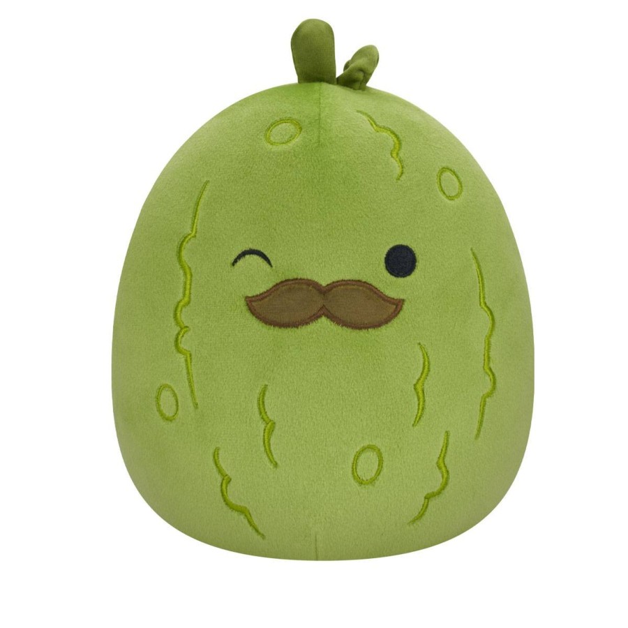 Leker Squishmallows | Squishmallows 19 Cm Charles The Pickle With Mustache