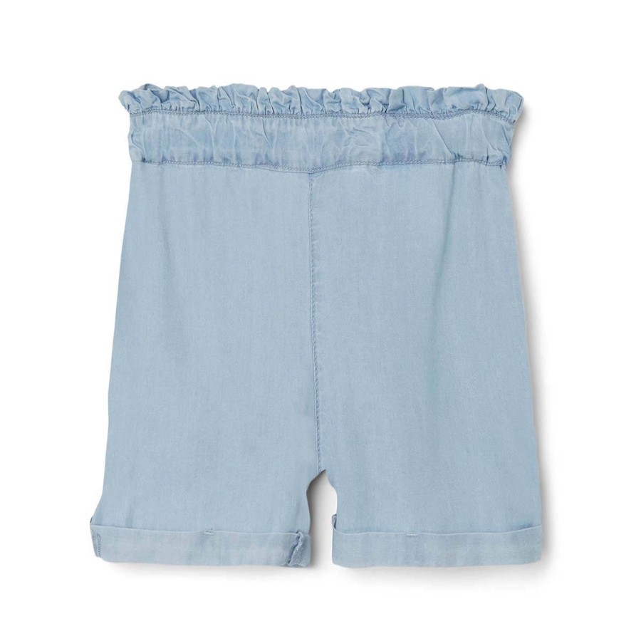 Barneklaer Name It | Name It Bella 8422 Denim Shorts Til Barn, Light Blue Denim