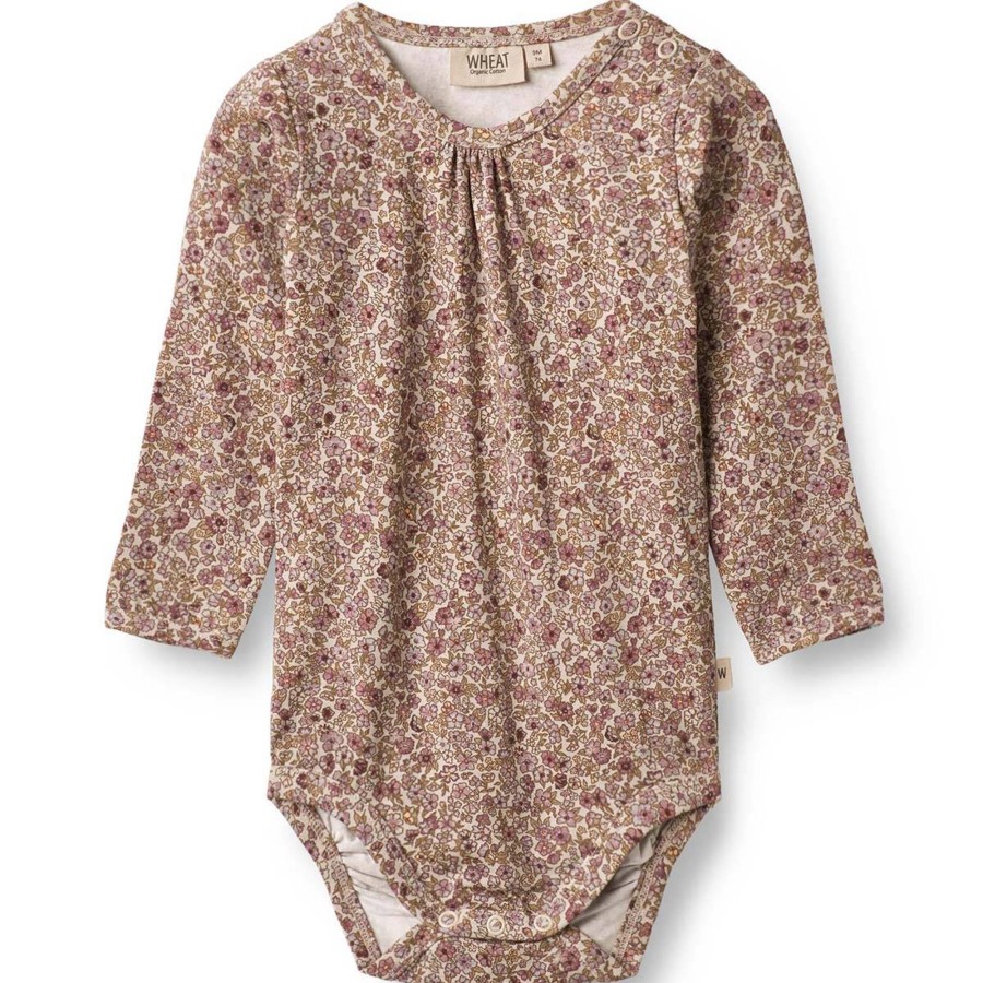 Barneklaer Wheat | Wheat Liv Body, Grey Rose Flowers