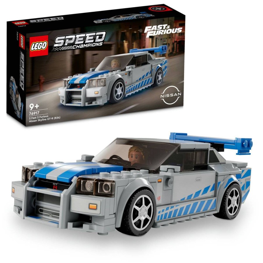 Leker LEGO | Lego Speed Champions 2 Fast 2 Furious Nissan Skyline 9+