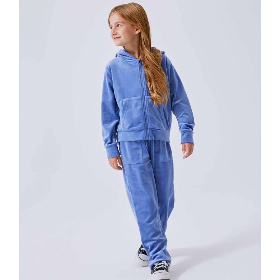 Barneklaer Name It | Name It Frolone Velour Zip Jakke Til Barn, Velvet Morning