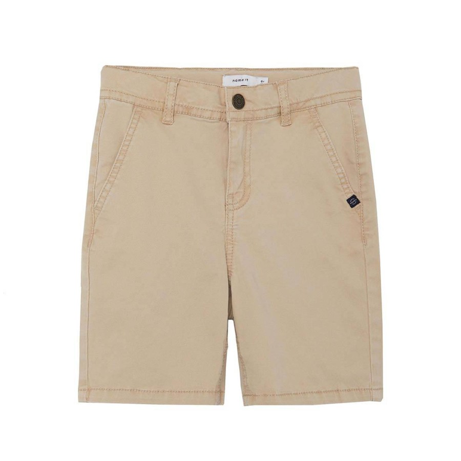 Barneklaer Name It | Name It Silas 9519 Chinos-Shorts Til Barn, Humus