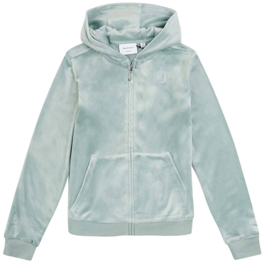 Barneklaer Juicy Couture | Juicy Couture Velour Hettejakke Til Barn, Chinois Green