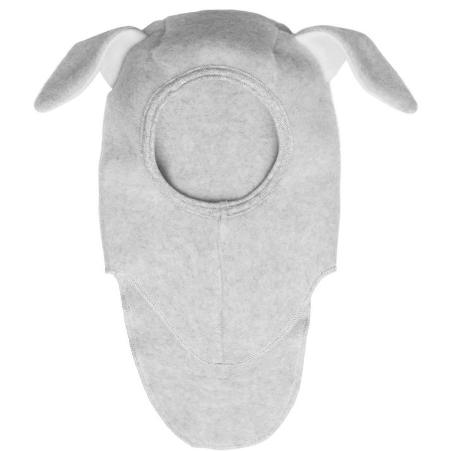 Yttertoy Og Sko Huttelihut | Huttelihut Balaclava I Ullfleece M/Lange Orer, Light Grey