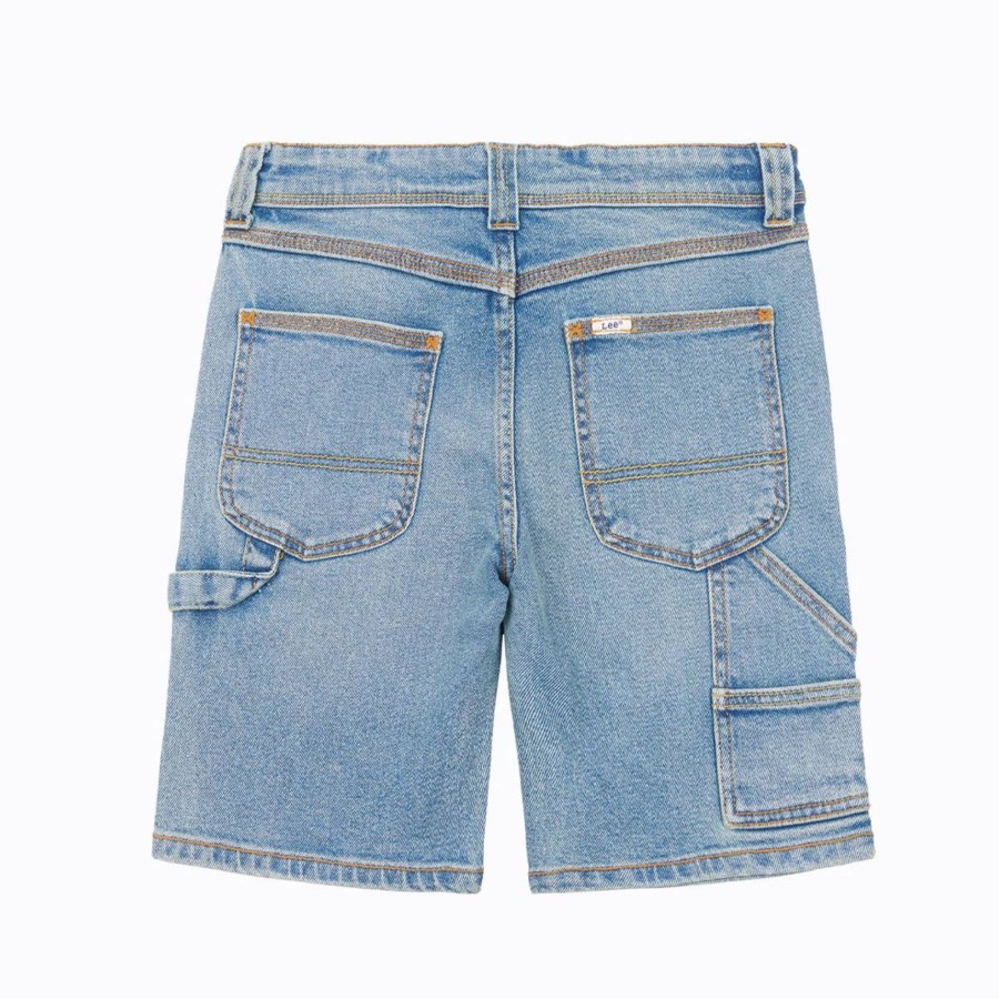 Barneklaer Lee | Lee Carpenter Shorts Til Barn Og Ungdom, Worn Wash