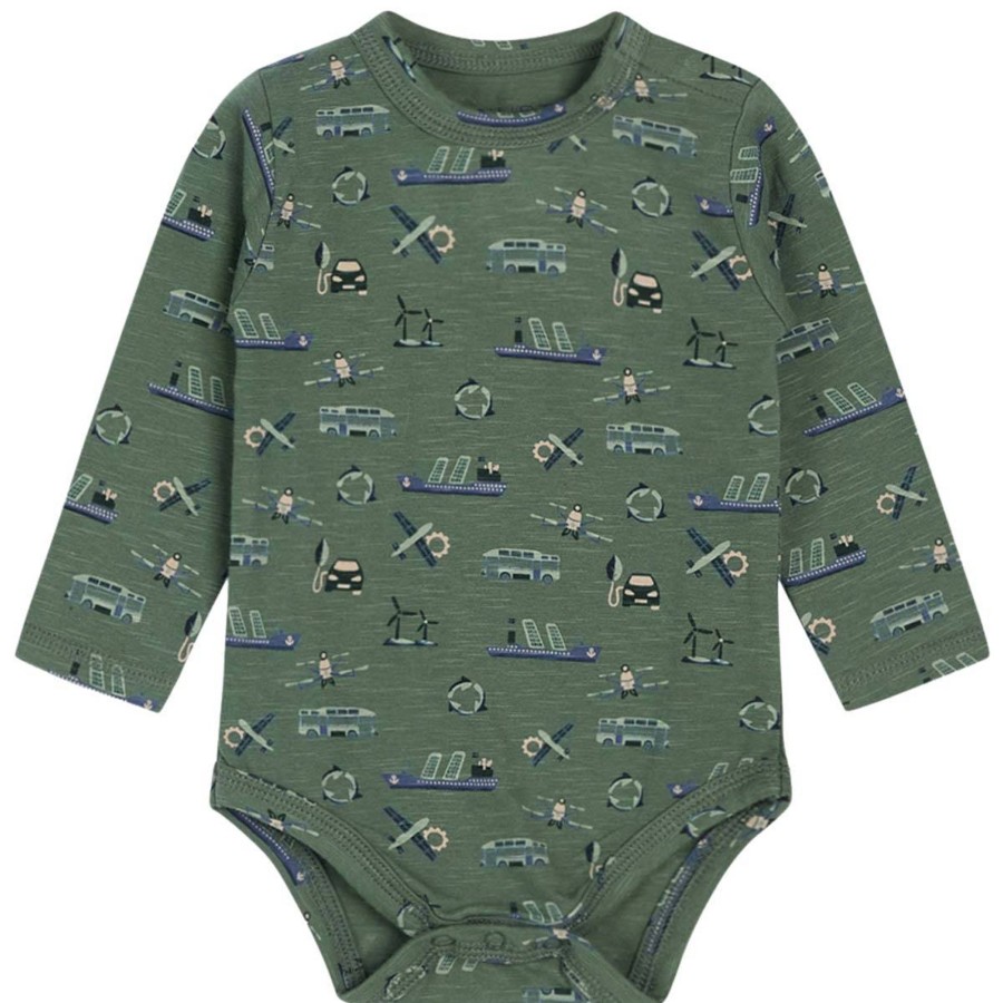 Barneklaer Hust&Claire | Hust & Claire Billy Body Med Kjoretoy, Duck Green