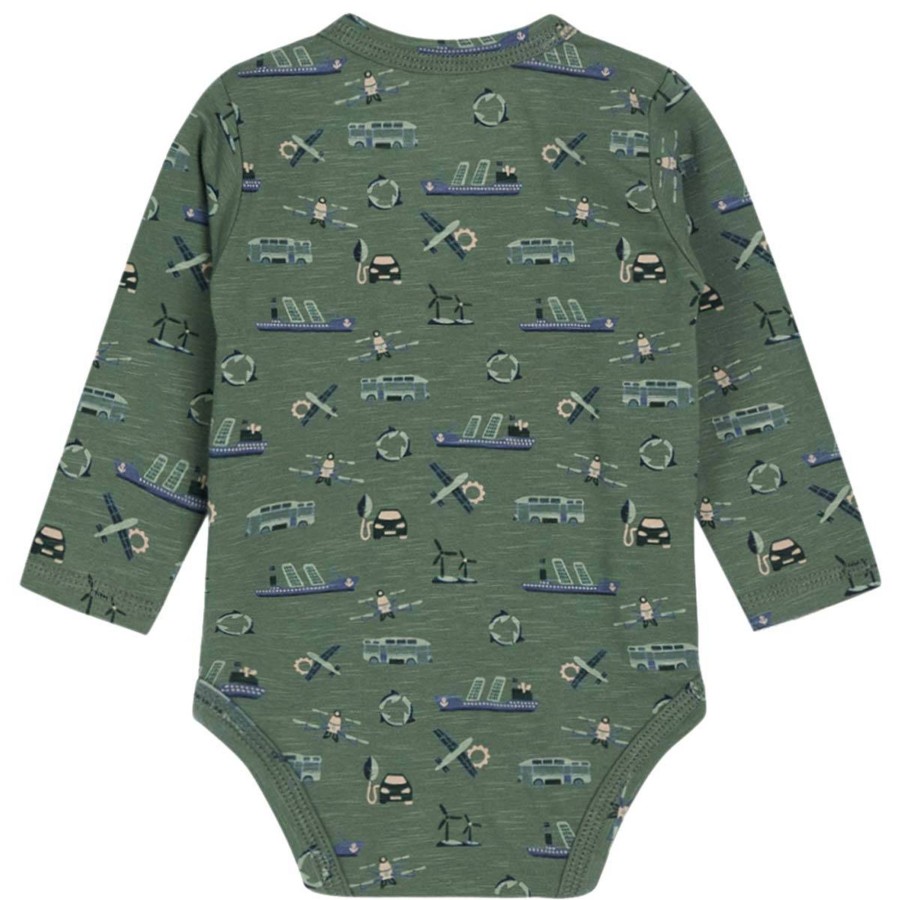 Barneklaer Hust&Claire | Hust & Claire Billy Body Med Kjoretoy, Duck Green