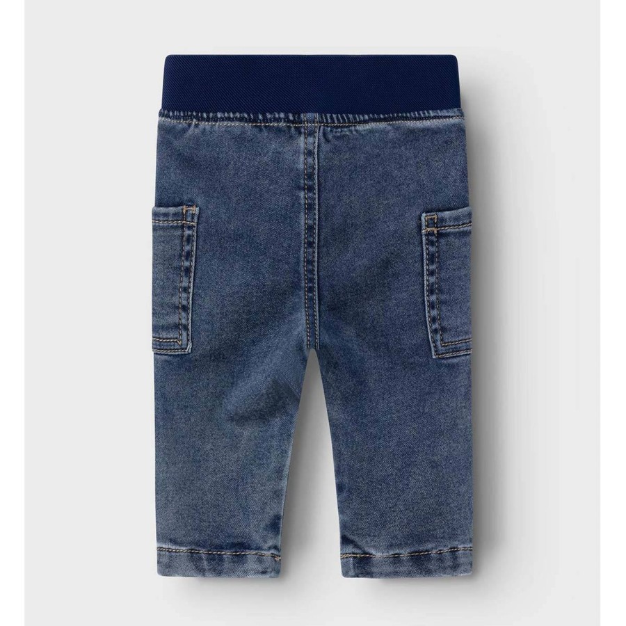 Barneklaer Name It | Name It Silas 9004 Myke Jeans Til Baby, Dark Blue Denim