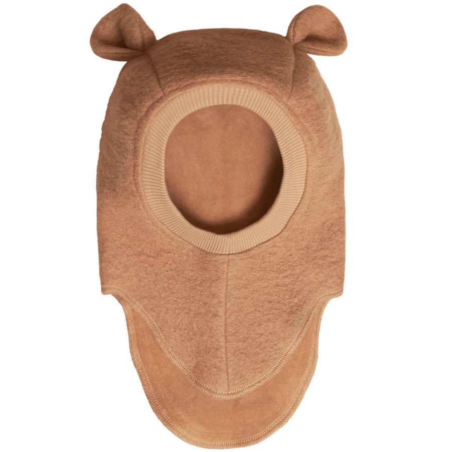 Yttertoy Og Sko Huttelihut | Huttelihut Balaclava Vinterlue Med Bjorneorer, Beige