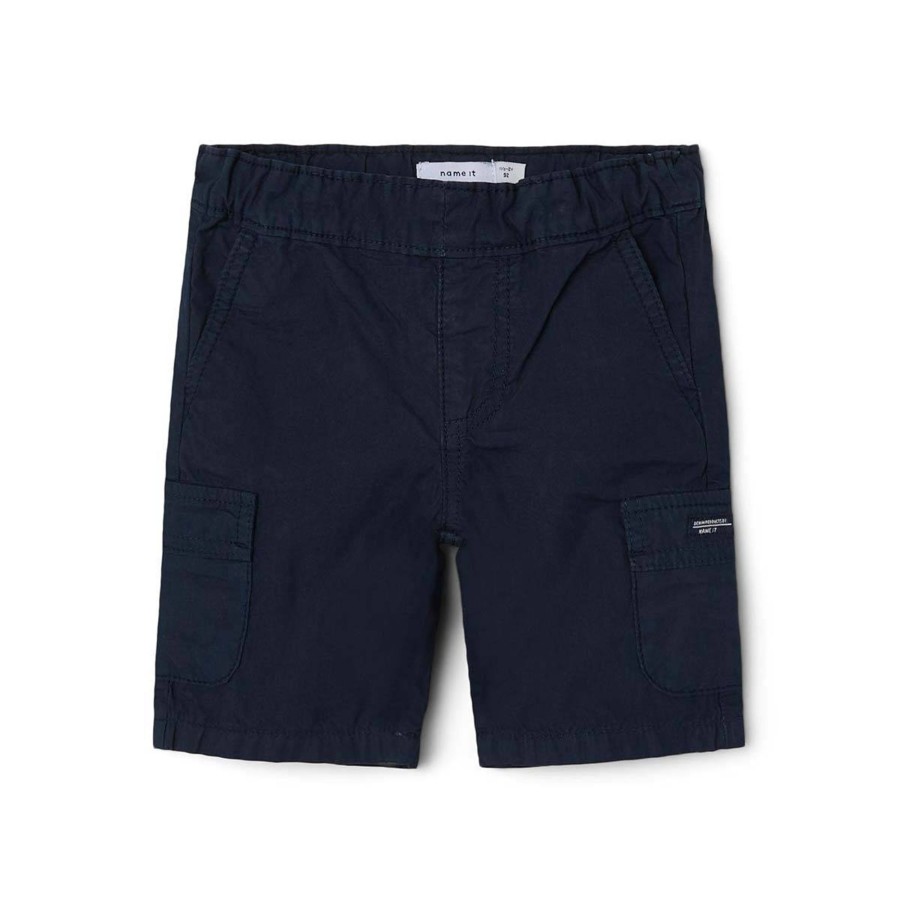 Barneklaer Name It | Name It Ryan Cargo Shorts Til Smabarn, Dark Sapphire