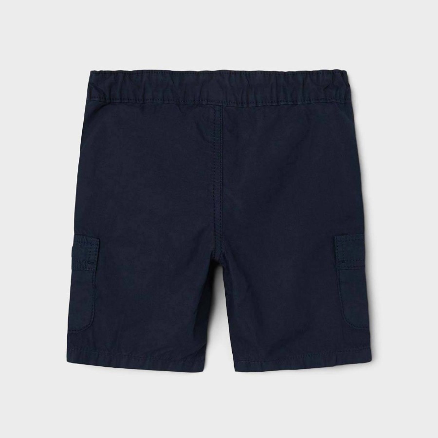 Barneklaer Name It | Name It Ryan Cargo Shorts Til Smabarn, Dark Sapphire