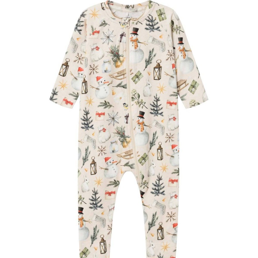 Barneklaer Name It | Name It Rudolf Julepyjamas Til Baby, Peyote