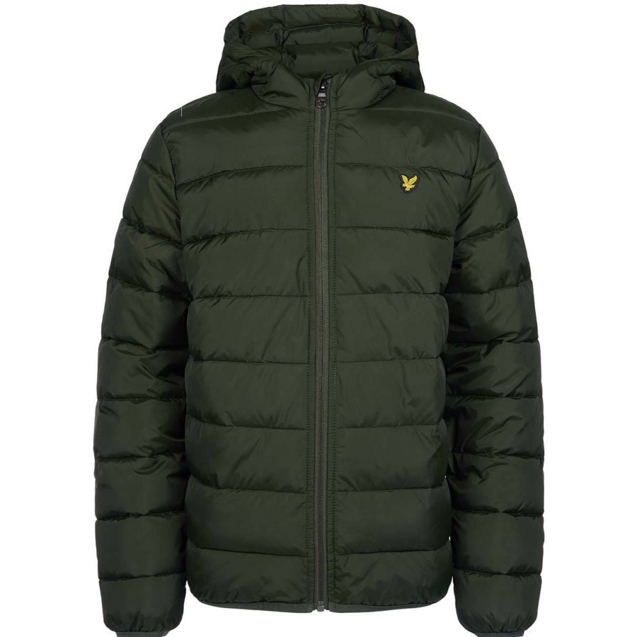 Yttertoy Og Sko Lyle & Scott | Lyle & Scott Puffa Boblejakke Til Barn Og Ungdom, Rosin