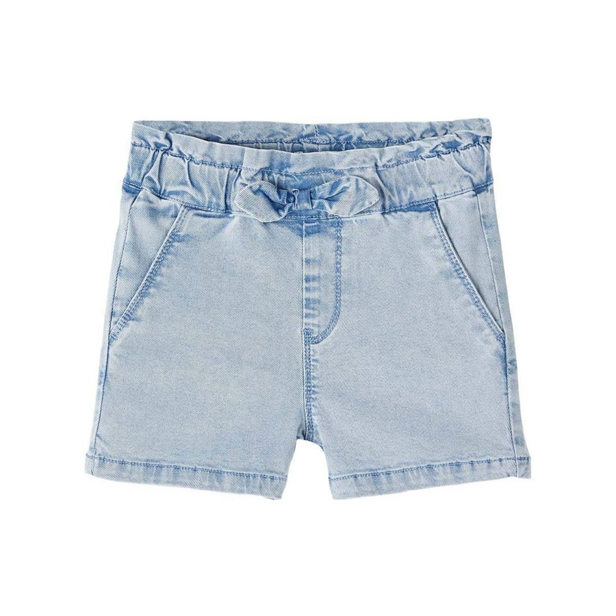 Barneklaer Name It | Name It Bella 7780 Denim Shorts Smabarn, Light Blue Denim