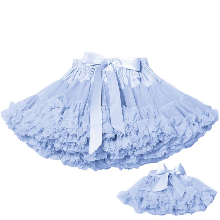 Barneklaer Dolly | Dolly Alice In Wonderland Tyllskjort, Light Blue