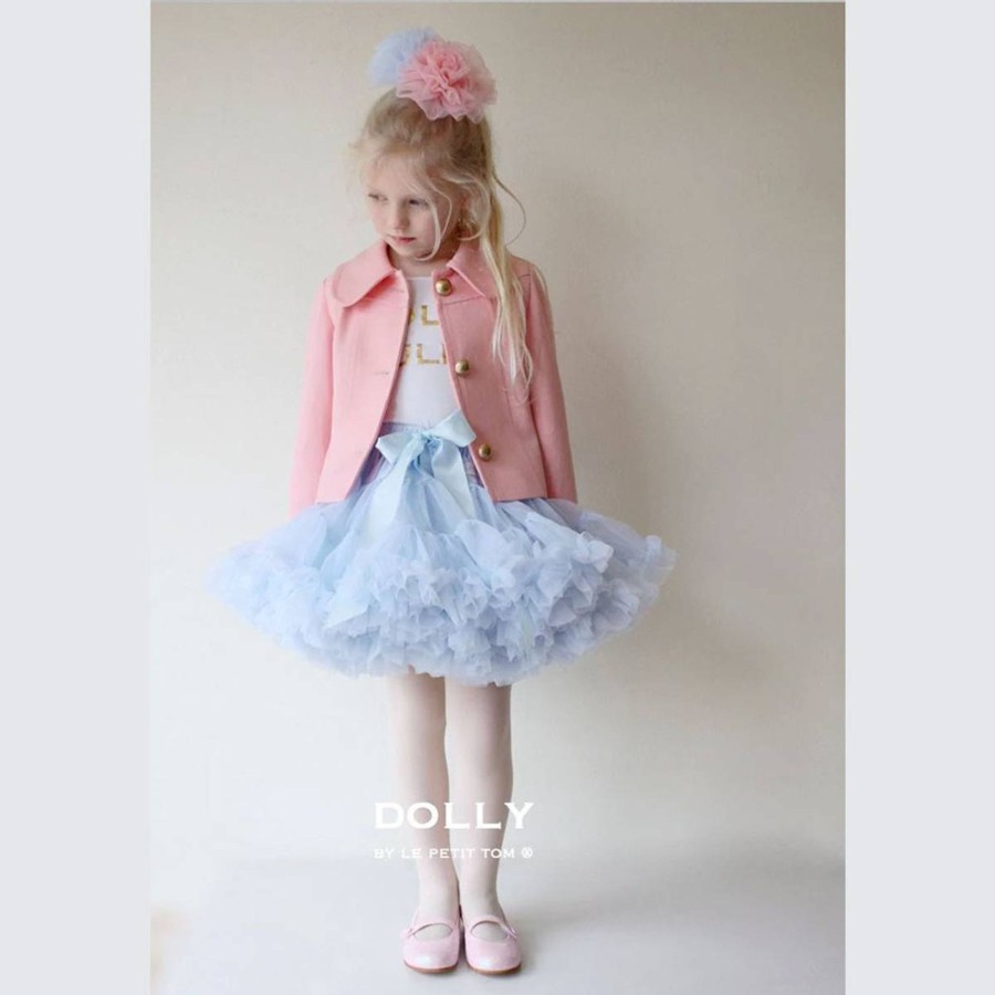 Barneklaer Dolly | Dolly Alice In Wonderland Tyllskjort, Light Blue