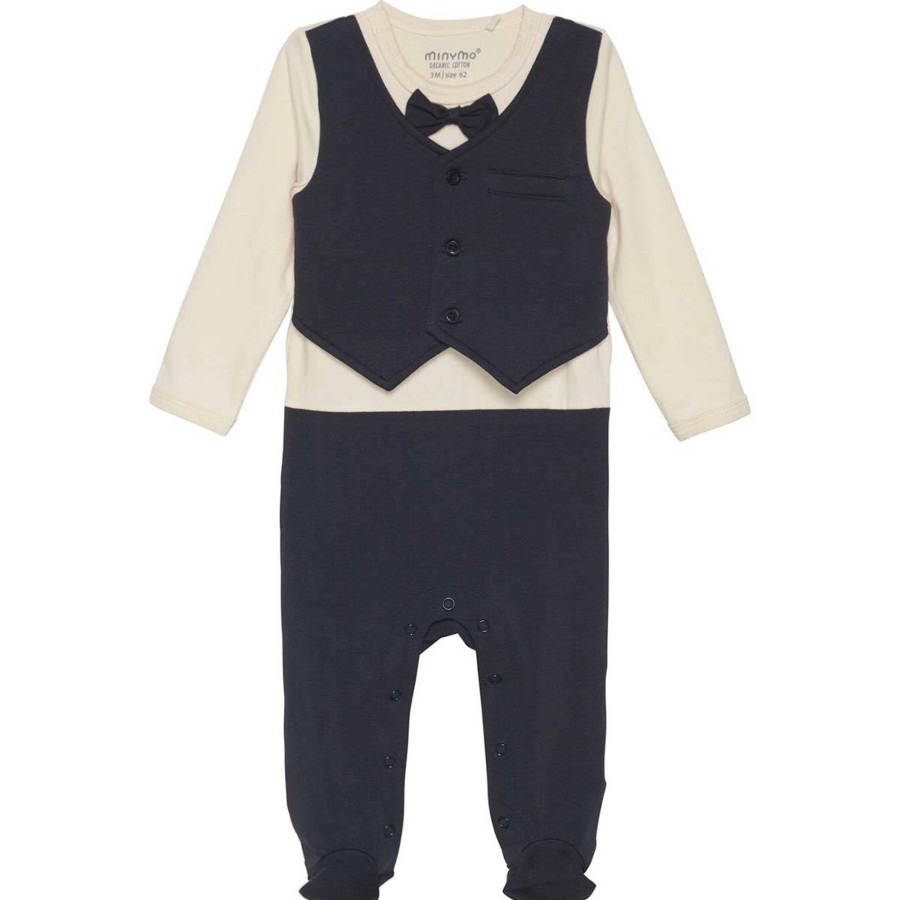 Barneklaer MinyMo | Minymo Heldress Med Vest, Dark Navy