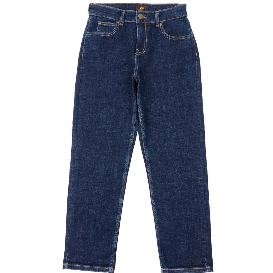 Barneklaer Lee | Lee Asher Baggy Jeans Til Barn, Dark Wash