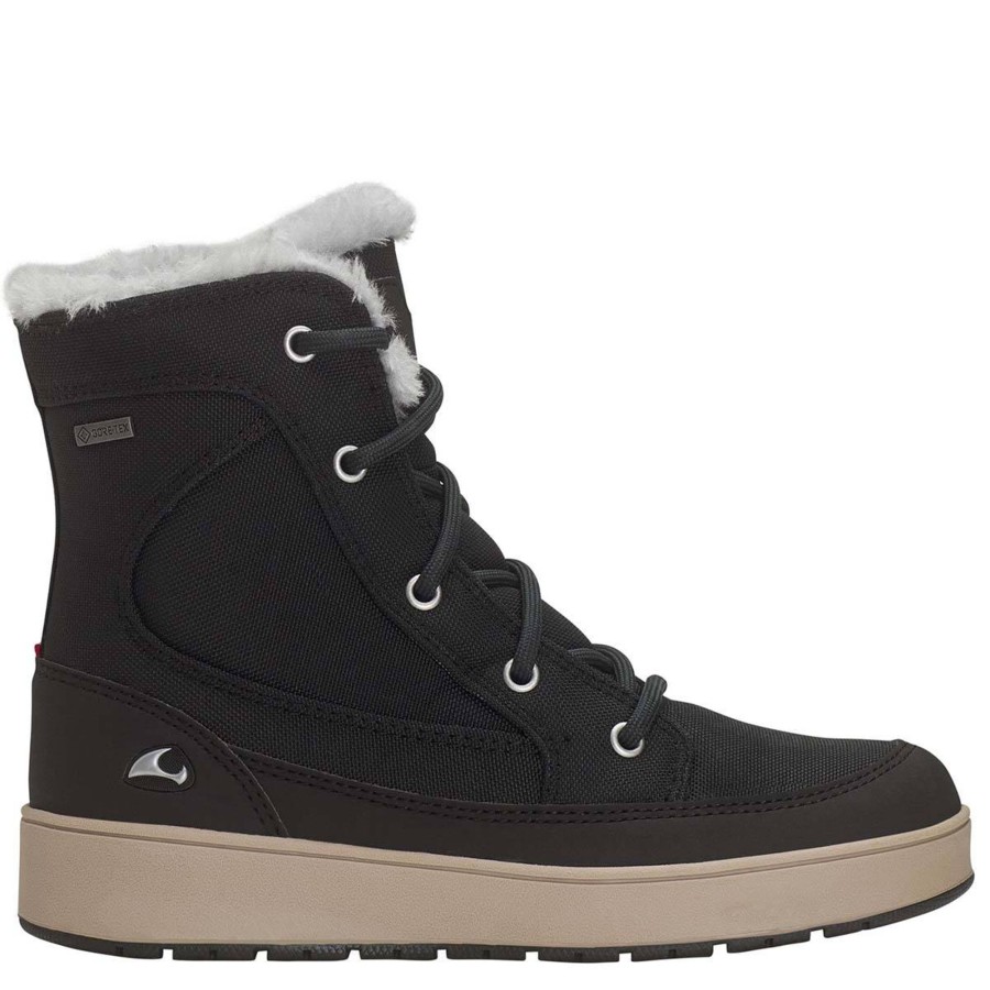 Yttertoy Og Sko Viking | Viking Maia Zip High Gtx Vintersko, Black/Black