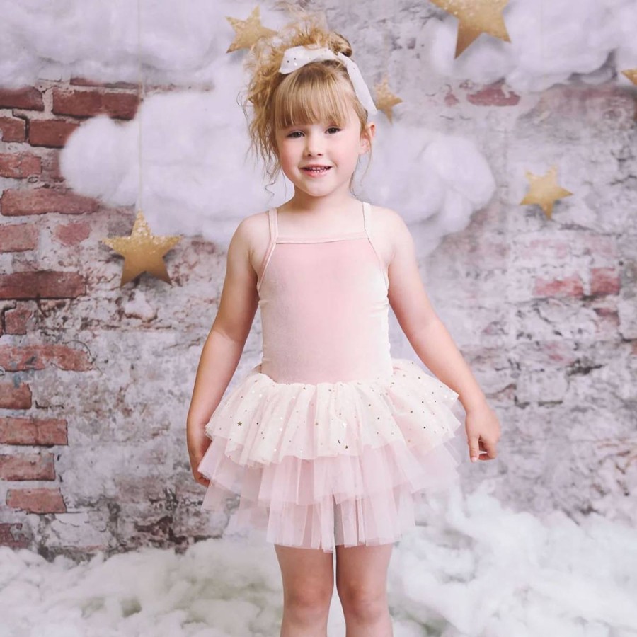 Barneklaer Dolly | Dolly Stars & Moon Ballettkjole, Ballet Pink