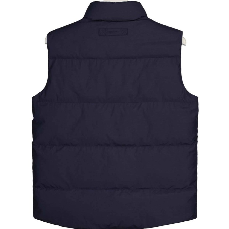 Yttertoy Og Sko Gant | Gant Puffer Vest Til Barn Og Ungdom, Evening Blue