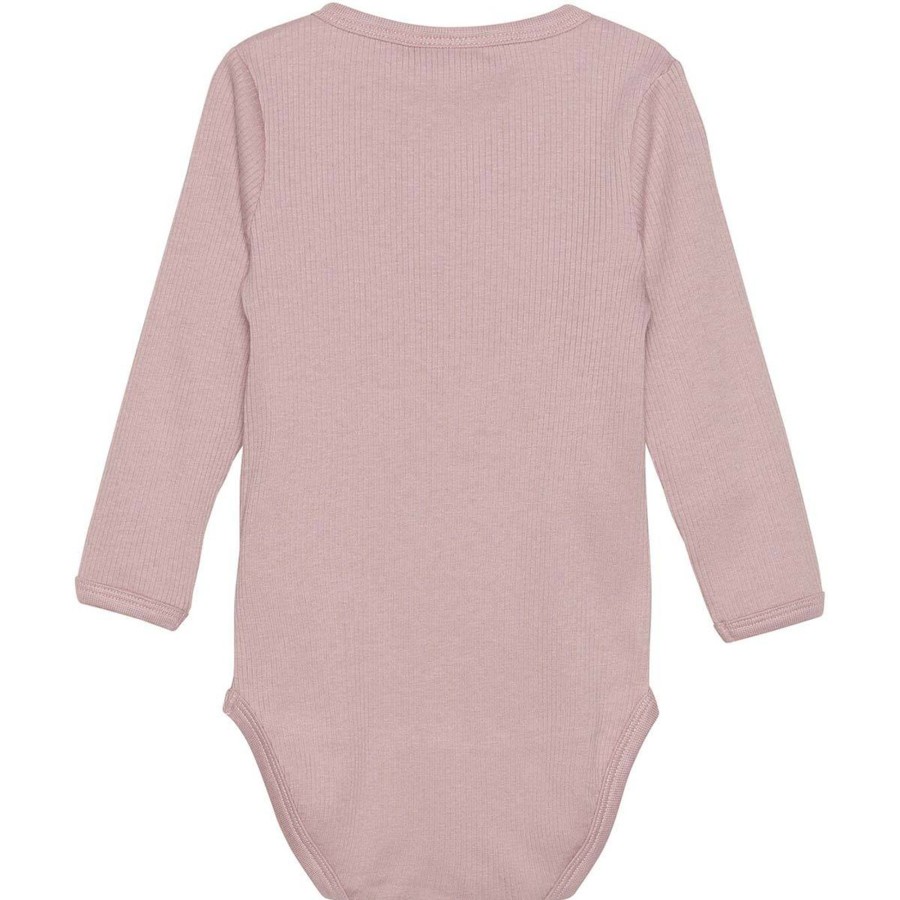 Barneklaer MinyMo | Minymo Ribb Body, Deauville Mauve