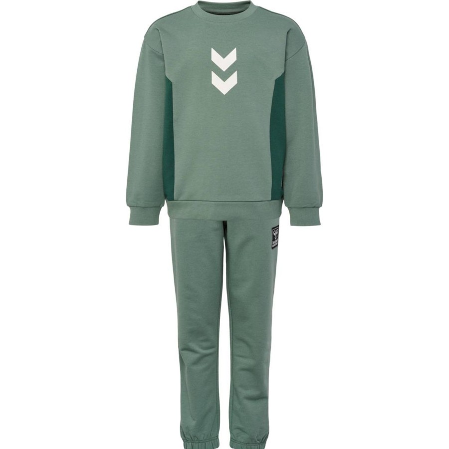 Barneklaer Hummel | Hummel Austin Crewsuit Til Barn, Laurel Wreath