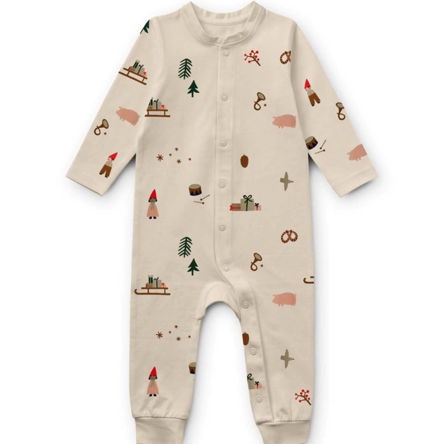 Barneklaer Liewood | Liewood Brink Heldress/Pyjamas, Holiday/Sandy