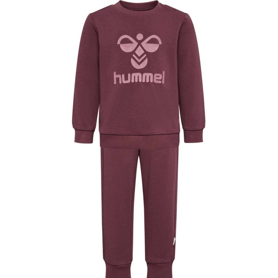 Barneklaer Hummel | Hummel Arine Joggedress Sett Til Smabarn, Catawba Grape