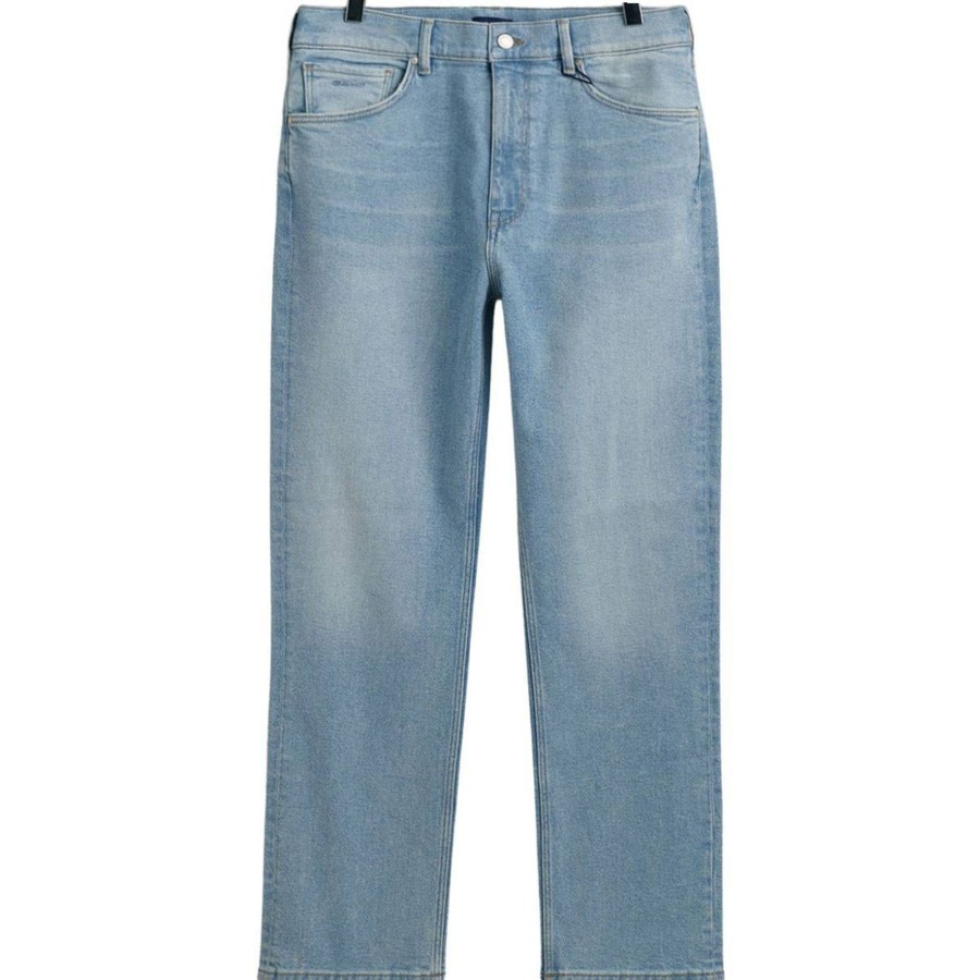 Barneklaer Gant | Gant Relaxed Jeans, Light Blue Worn In