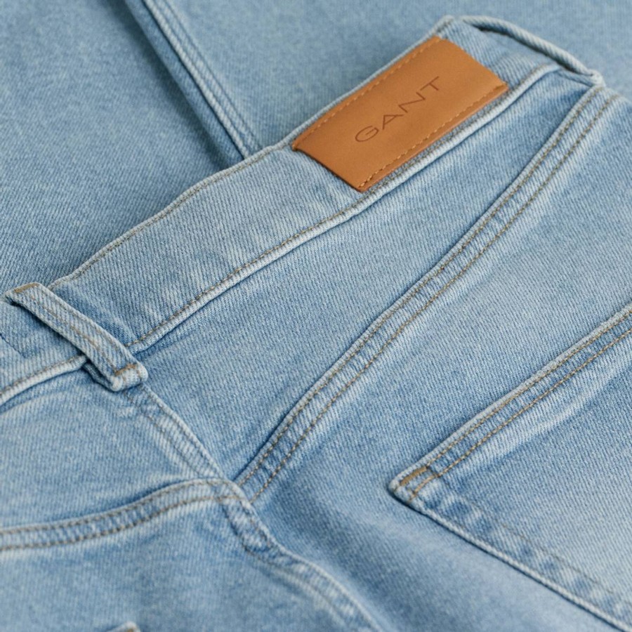 Barneklaer Gant | Gant Relaxed Jeans, Light Blue Worn In