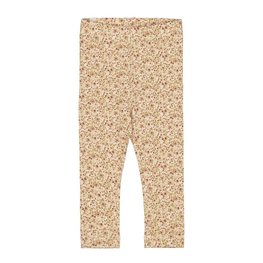 Barneklaer Wheat | Wheat Jersey Leggings Til Baby, Eggshell Flowers