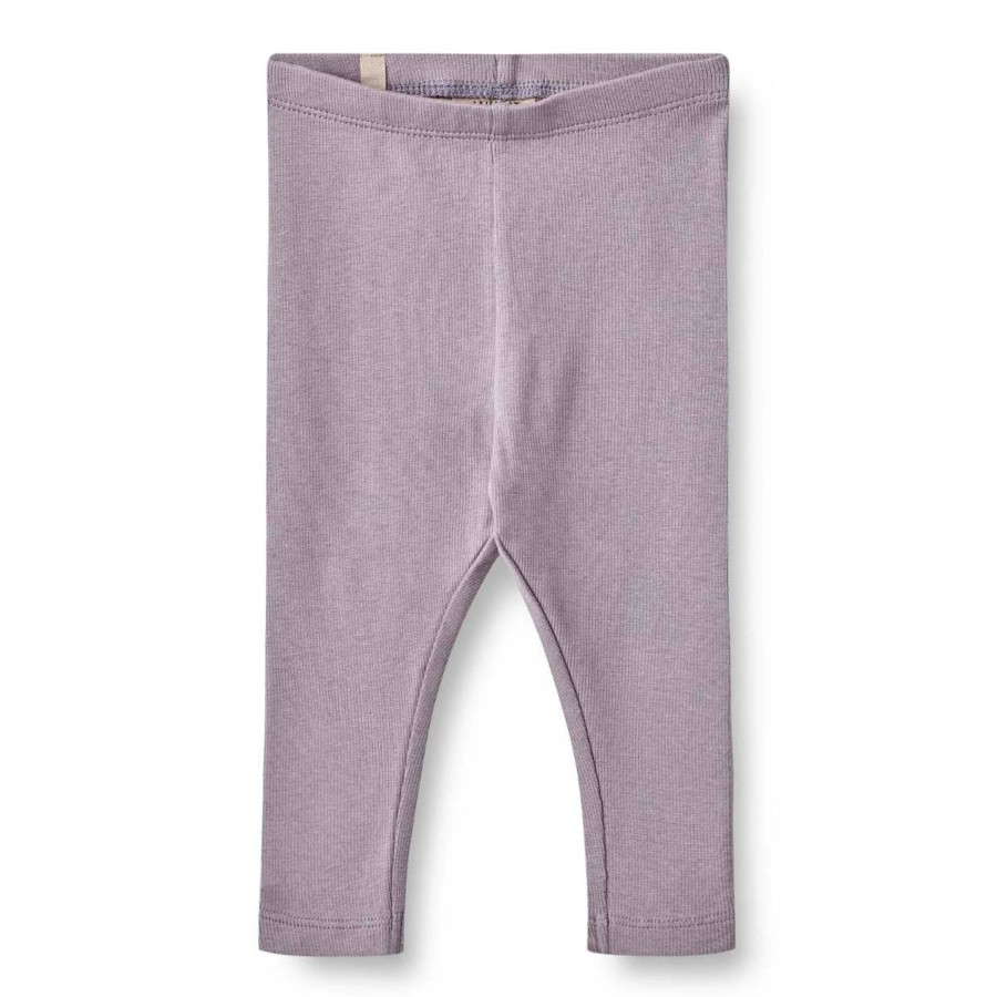 Barneklaer Wheat | Wheat Maddy Ribb Leggings Til Baby, Lavender