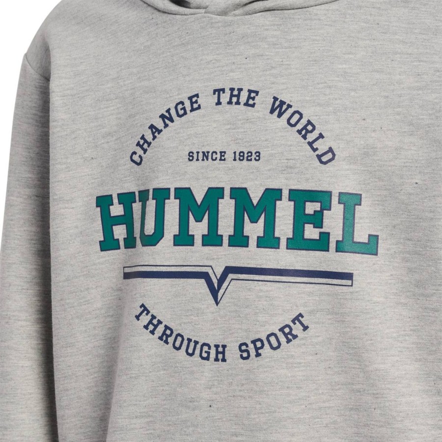 Barneklaer Hummel | Hummel Asher Hettegenser Til Barn, Light Grey Melange