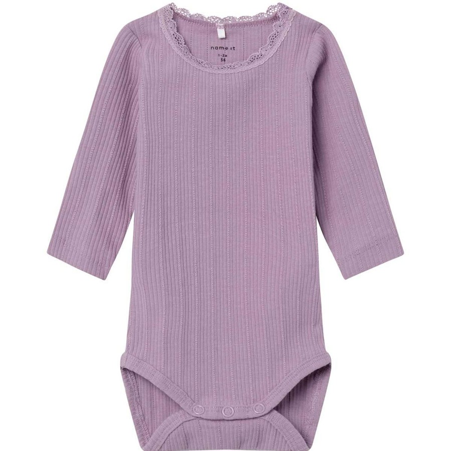 Barneklaer Name It | Name It Ranie Body Til Baby, Lavender Mist