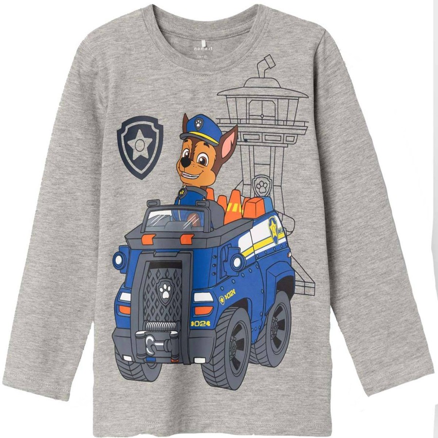 Barneklaer Name It | Name It Absalon Paw Patrol Genser Smabarn, Grey Melange