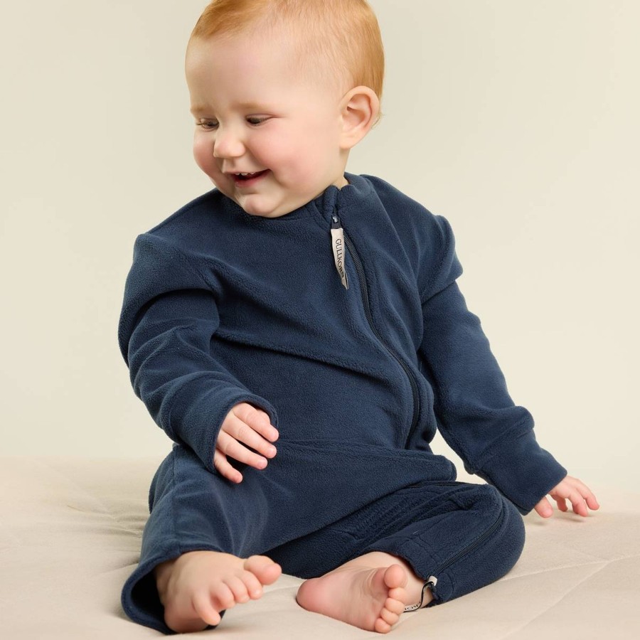 Yttertoy Og Sko Gullkorn | Gullkorn Jona Heldress I Fleece Til Baby, Marine