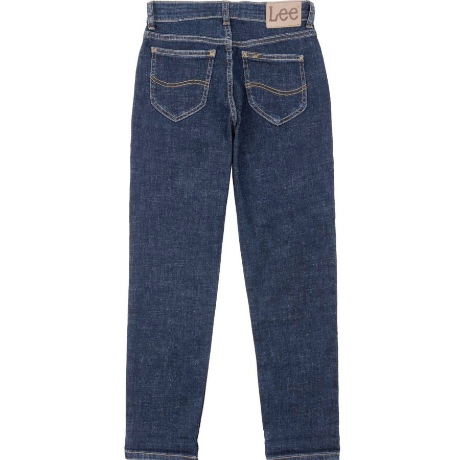 Barneklaer Lee | Lee Asher Baggy Jeans Til Barn, Dark Worn Wash