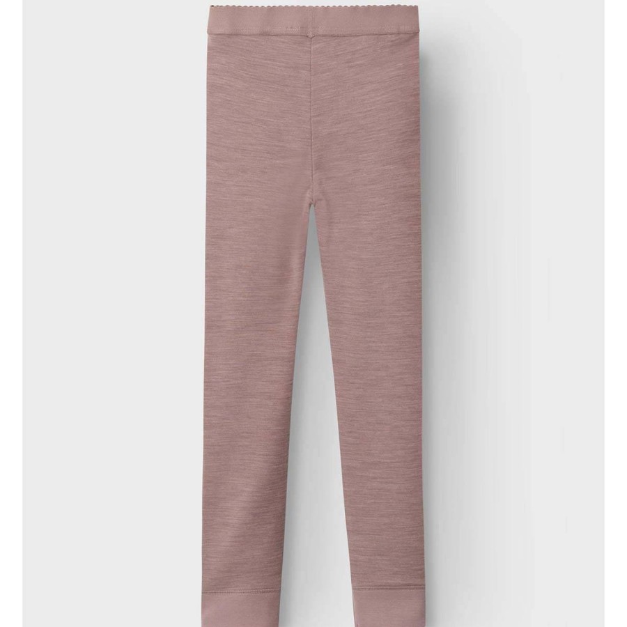 Barneklaer Name It | Name It Wuppo Leggings I Ull/Bomull Barn, Antler