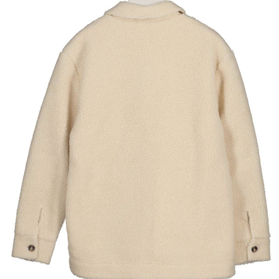 Yttertoy Og Sko Gant | Gant Sherpa Fleece Jakke I Teddystoff, Creme