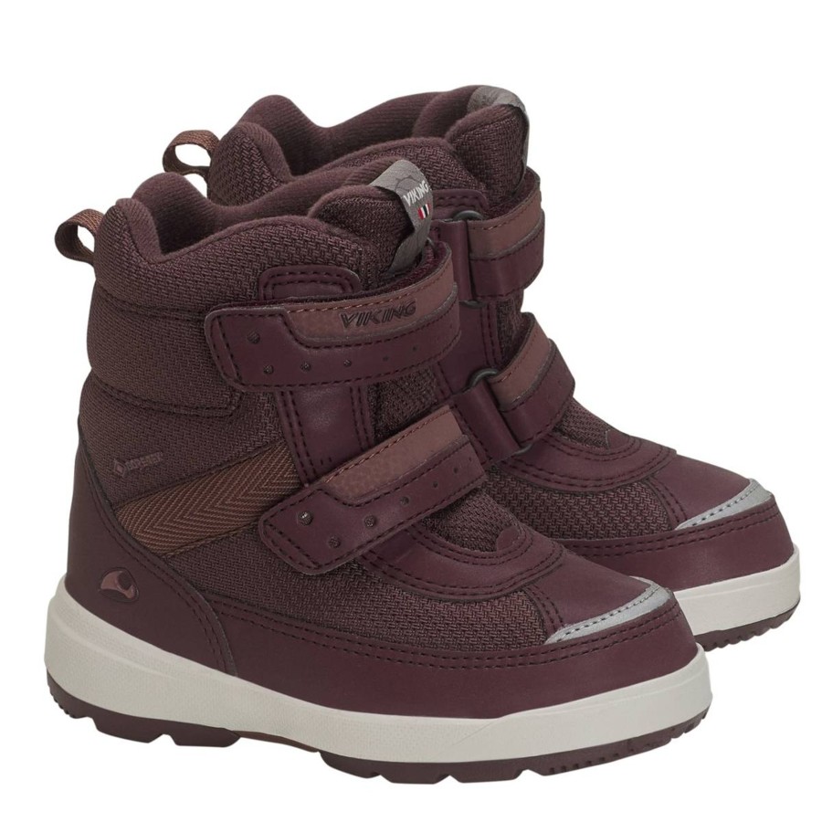 Yttertoy Og Sko Viking | Viking Play Ii R Gore-Tex Vintersko, Grape/Antiquerose