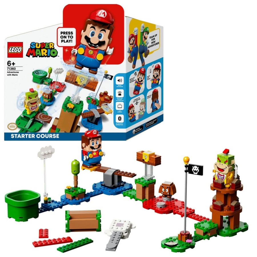 Leker LEGO | Lego Startbanen Pa Eventyr Med Mario 6 Ar+