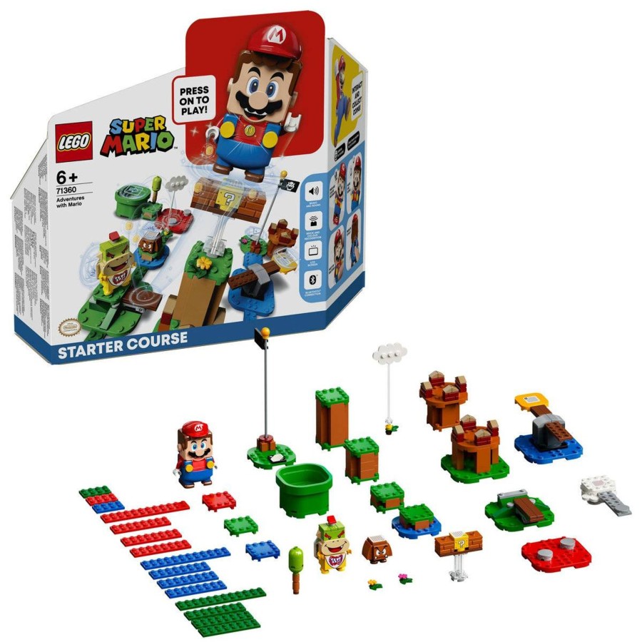 Leker LEGO | Lego Startbanen Pa Eventyr Med Mario 6 Ar+