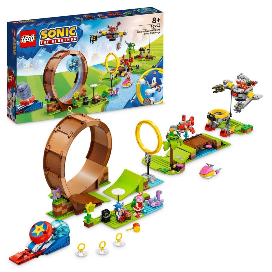 Leker LEGO | Lego Sonic Tar Green Hill Zone-Looputfordringen 8 Ar+