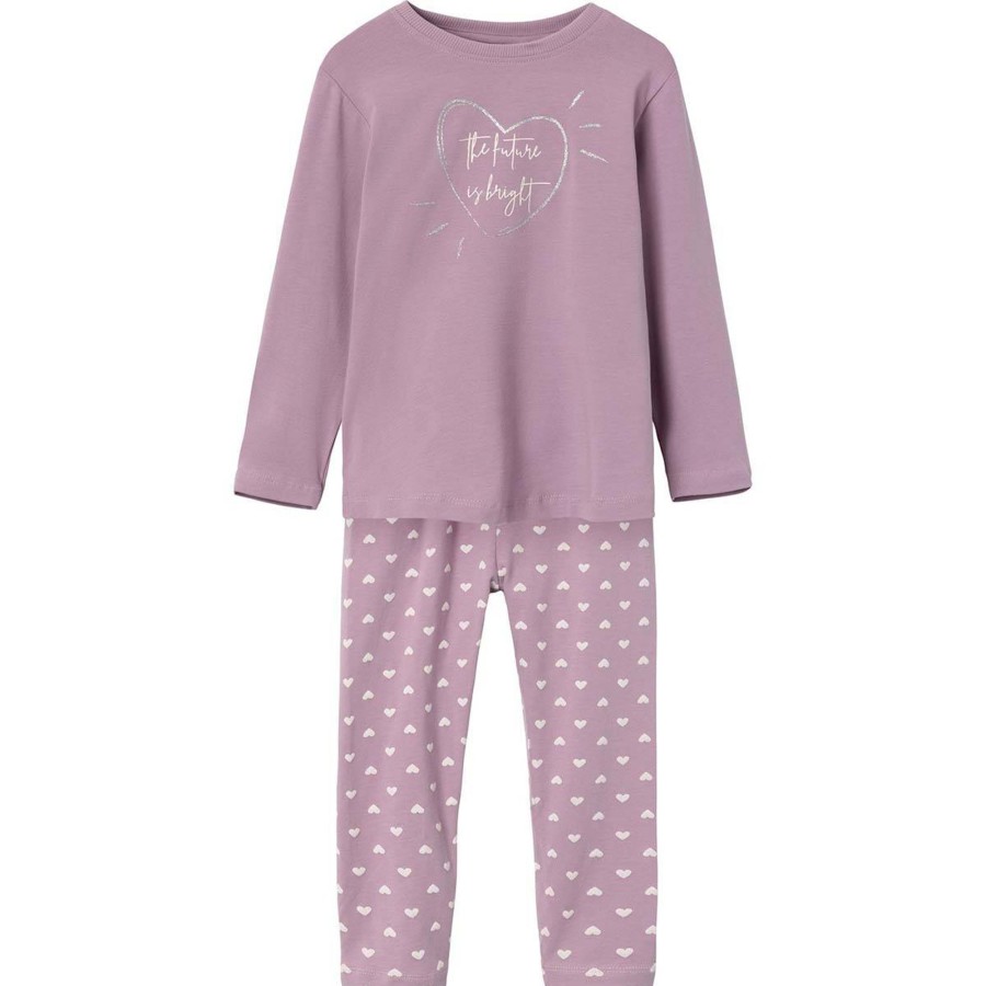 Barneklaer Name It | Name It Risanne Pyjamas Smabarn, Lavender Mist